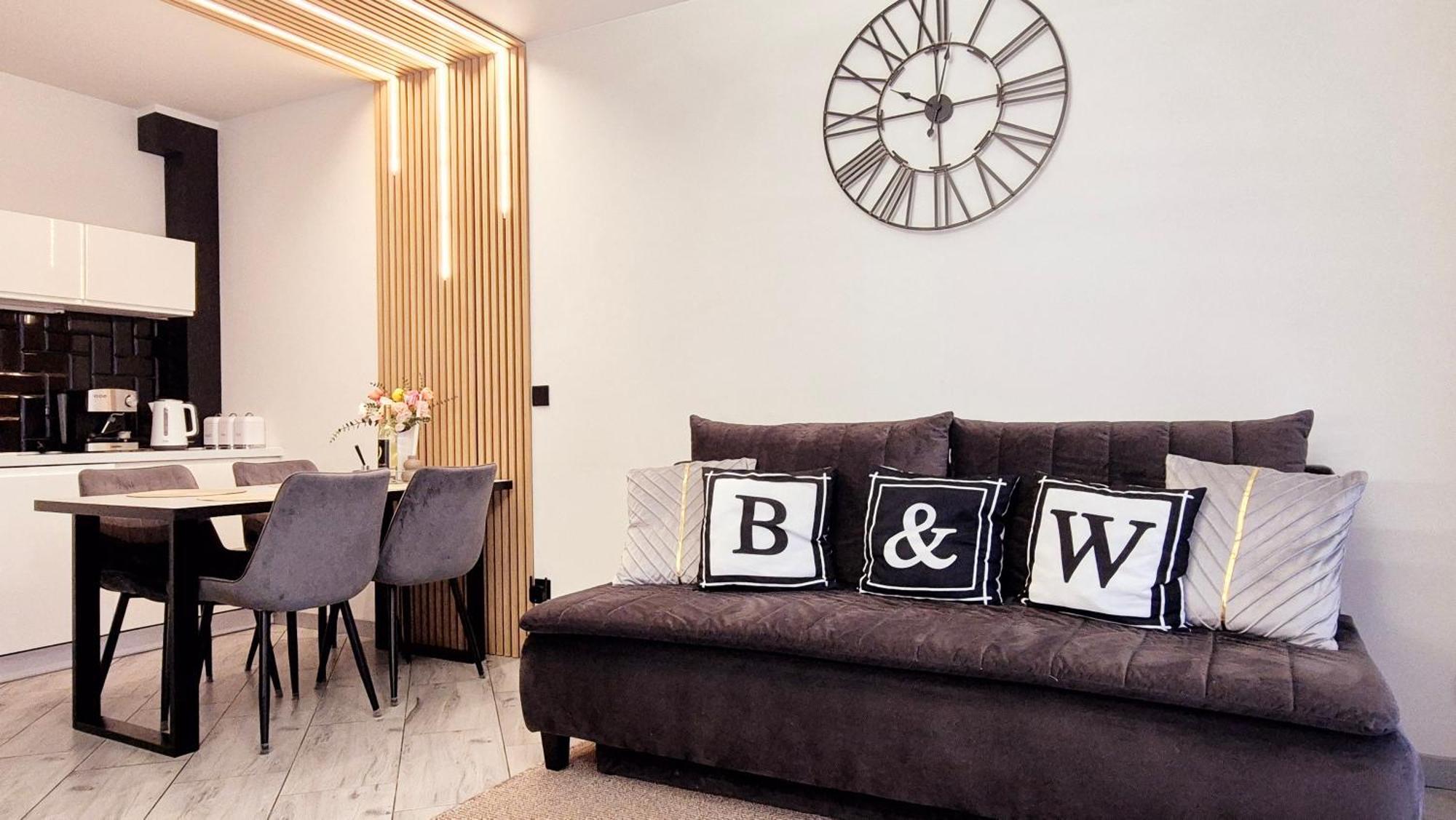 Apartament Black-White Mielno  Rum bild